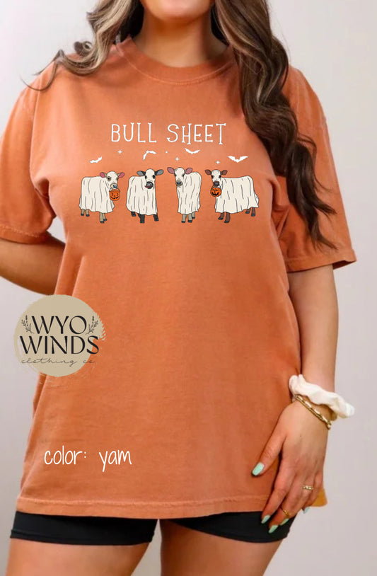 Bull Sheet Halloween Tee